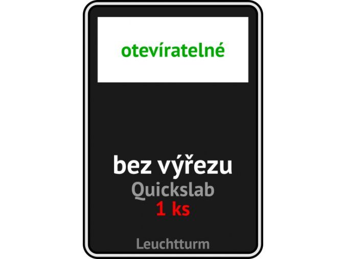 quickslab bez vyrezu opakovane oteviratelny slab na mince obdelnikova mincovni kapsle leuchtturm 346466 1ks lighthouse