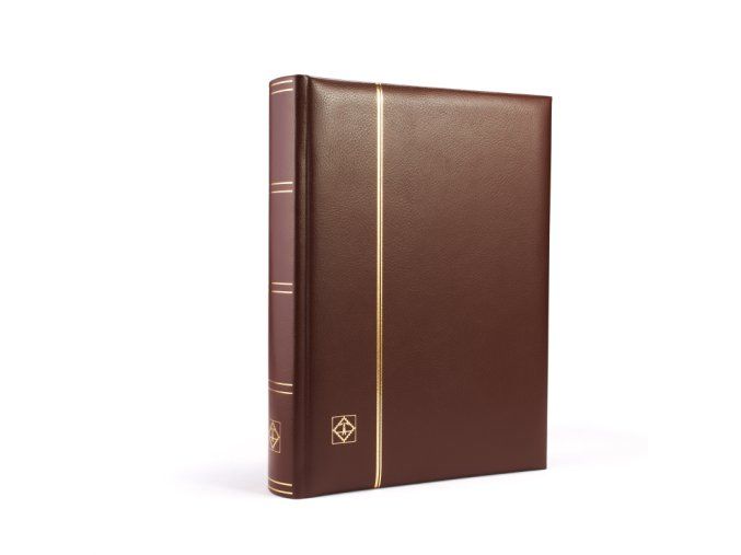 kozene album na znamky leder 64 hnedy kozeny zasobnik bez kazety leuchtturm 356723