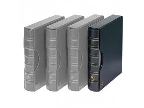 grande classic cerne album na bankovky mince pohledy znamky a4 dokumenty s kazetou leuchtturm 330249 lighthouse