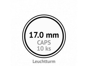 caps 17 mm kruhove kapsle na mince do 17mm mincovni bublinky kulate 10 ks leuchtturm 322470 lighthouse