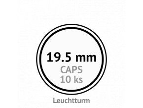 caps 19 5 mm kruhove kapsle na mince mincovni bublinky kulate 10 ks leuchtturm 325403 lighthouse