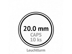 caps 20 mm kruhove kapsle na mince do 20mm mincovni bublinky kulate 10 ks leuchtturm 303557 lighthouse