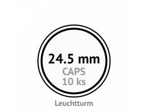 caps 24 5 mm kruhove kapsle na mince mincovni bublinky kulate 10 ks leuchtturm 310706 lighthouse