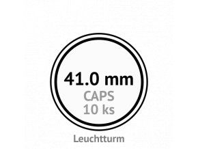 caps 41 mm kruhove kapsle na mince do 41mm mincovni bublinky kulate 10 ks leuchtturm 334928 lighthouse