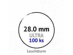 ultra 28 mm kruhove kapsle na mince do 28mm mincovni bublinky kulate 100 ks ultra premium leuchtturm 361328 lighthouse