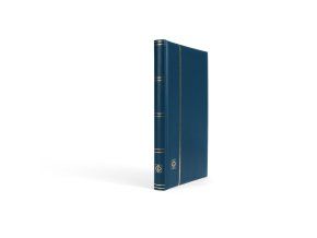 modre album na znamky premium zasobnik s 32 cernymi listy bez kazety leuchtturm 304065