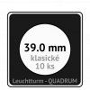 quadrum klasicke hranate kapsle 39 mm na mince ctvercove bublinky mincovni pouzdra 50x50 mm 10ks leuchtturm 319903 lighthouse