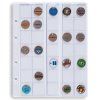 albove listy optima27 obaly na 35 minci do 27mm folie do albumu optima vista leuchtturm 306013 lighthouse