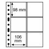 pruhledne albove listy grande 3 2c 6 kapes na pivni tacky folie obaly na podtacky od piva do 98x106 mm leuchtturm 316604 lighthouse