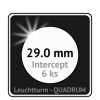 quadrum intercept prumer 29 mm ochranne bublinky 29mm protikorozni ctvercove mincovni kapsle na mince proti oxidaci patine leuchtturm 344154 lighthouse