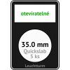 quickslab 35mm oteviratelny slab na mince 35 mm obdelnikova mincovni kapsle leuchtturm 346414 lighthouse