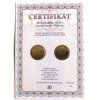 certifikat 118 zlata medaile 1000 vyroci smrti svateho vaclava otakar spaniel replika 2017 kremnica