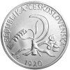 stribrna medaile 50 stotin 1920 novorazba zkusebniho odrazku lic