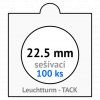 tack bile sesivaci mincovni ramecky na mince prumer 22 5 mm baleni 100 ks 5x5 cm leuchtturm 336002 lighthouse