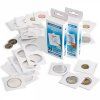 tack bile sesivaci mincovni ramecky na mince prumer 27 5 mm baleni 100 ks 5x5 cm leuchtturm 333204